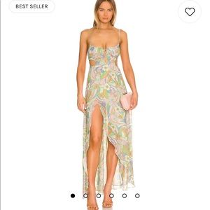 For Love & Lemons Guinevere Maxi Dress